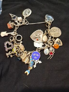 Sterling Silver Charm Bracelet